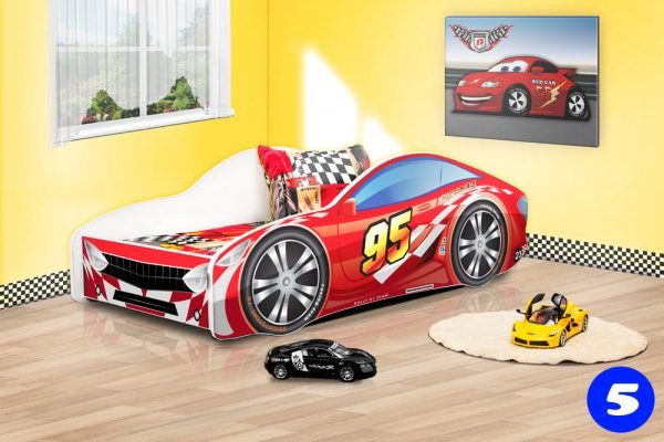 PPG4KIDS Boys Racing Car Bed Type R 5