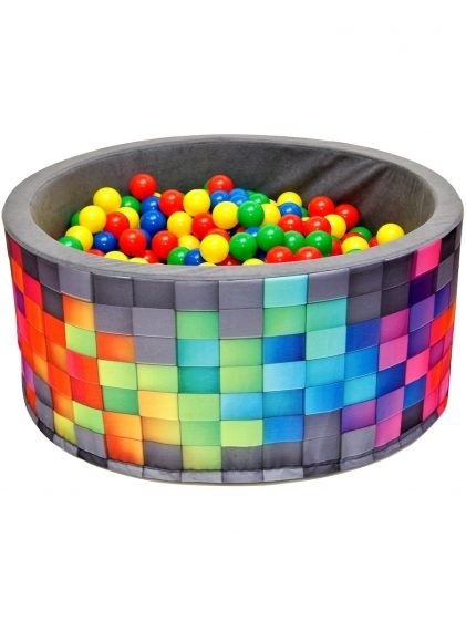 Children's Ball Pool FUN Grey-Tiles