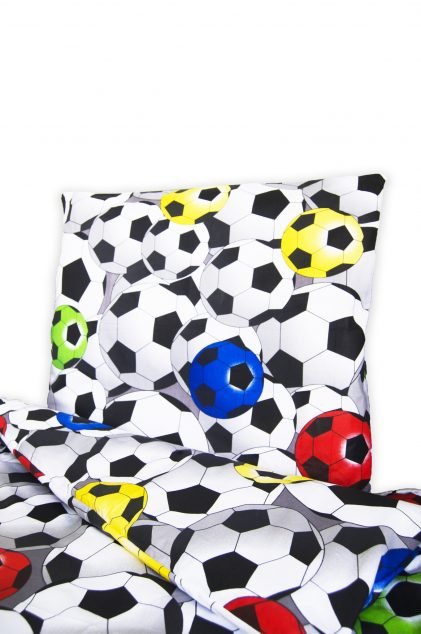 duvet and pillow + bedding for children, various designs 140 cm x 100 cm - Balls