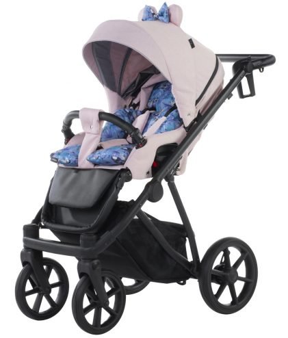 Natoni Baby Premium Joy Pink Stroller - gel wheels