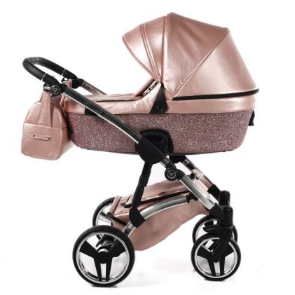 Junama GLITTER PINK Travel System 2in1 / 3in1 / 4in1