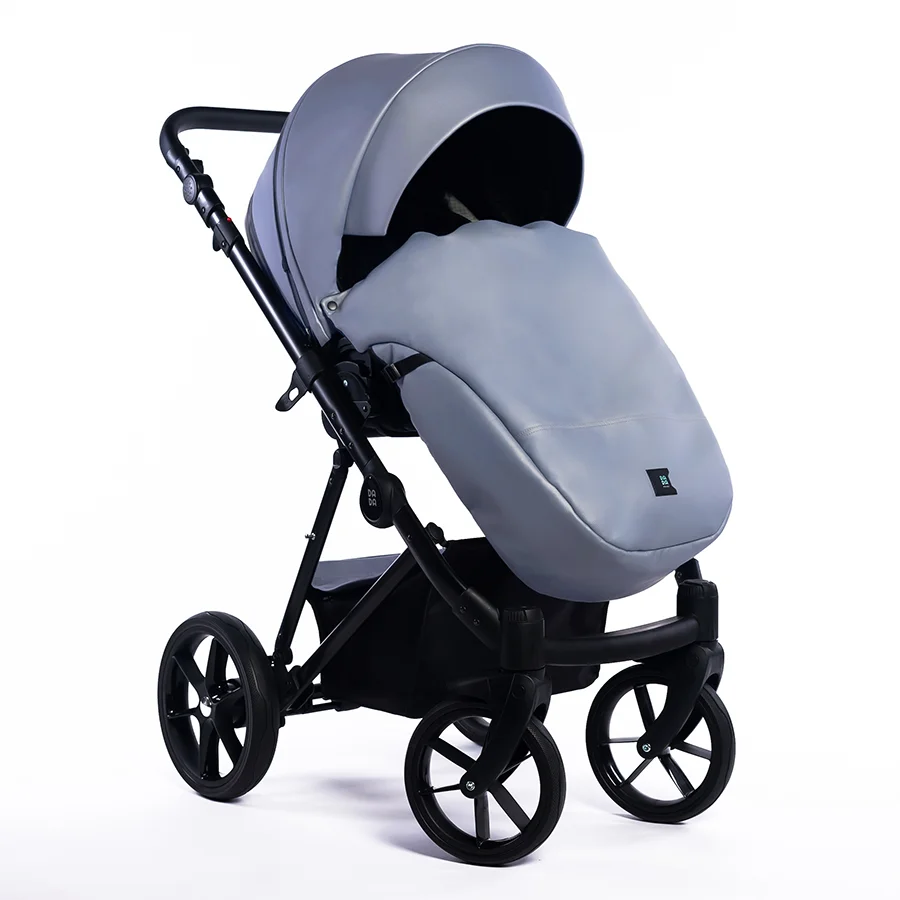 Dada Prams Nexus O Series Ecoleather Metalic Grey Travel System 2in1 3in1 4in1 PPG4Kids Strollers and more